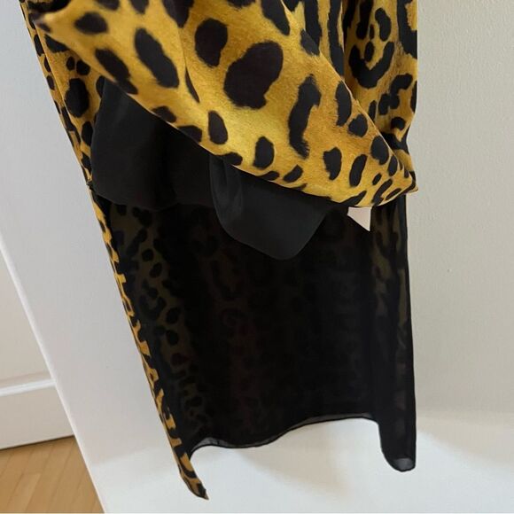 Adam Lippes Collective Leopard Cami Midi Dress 4 - Picture 16 of 16